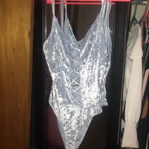 Velvet bodysuit